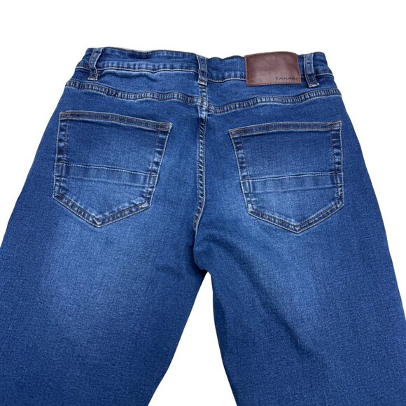 Tahari Women's Blue Low Rise Jean Medium Wash Denim Pants, Size 30x30 - Picture 5 of 11